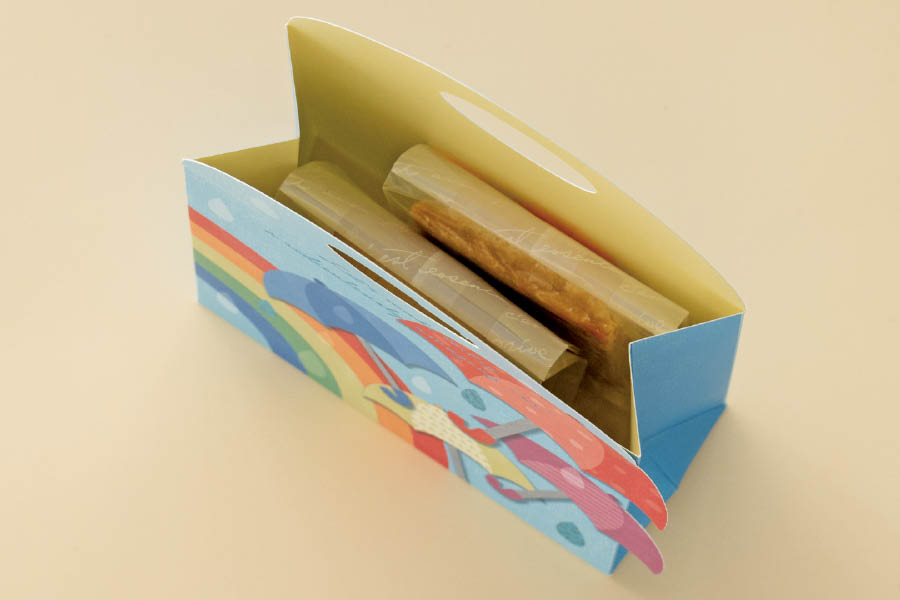 RNS-M1Pお菓子をいれたところ