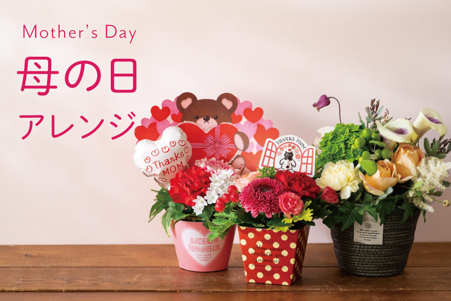 母の日アレンジメントにおすすめアイテム