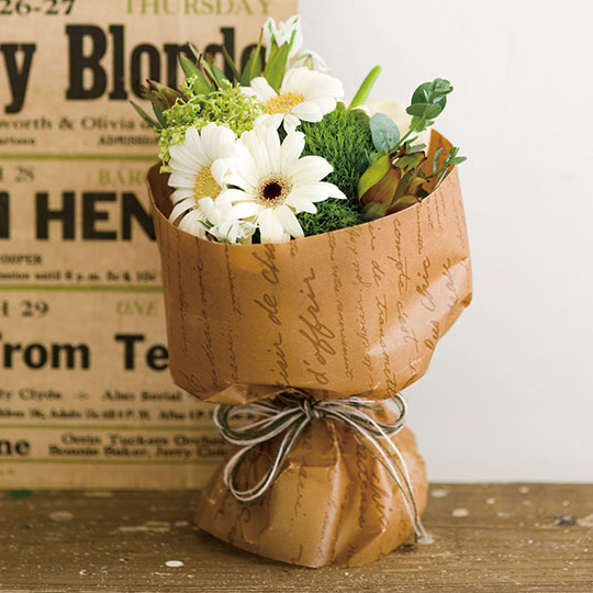 ブーケの包み方：基本編