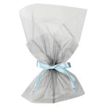 オーガンジーチュチュブーケバッグ‐M/グレー（M / グレー）