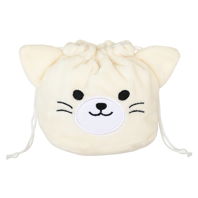 おすわりアニマル巾着バッグ/ネコ-SS（ネコ）