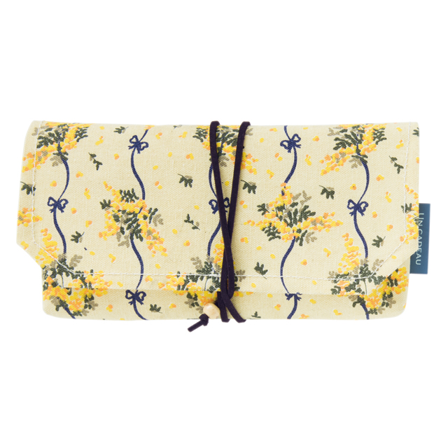 フラワークロスロールポーチ/ミモザ-S
