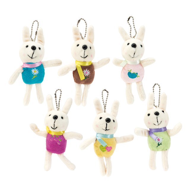 ラブリーマスコットキーホルダー-1／ウサギ