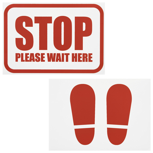 シンプルセールフロアシール-5/STOP（STOP）