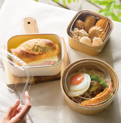 電子レンジ対応食品容器の紹介